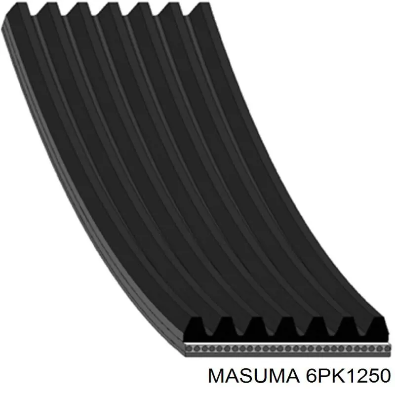 6PK1250 Masuma ремінь приводний, агрегатів