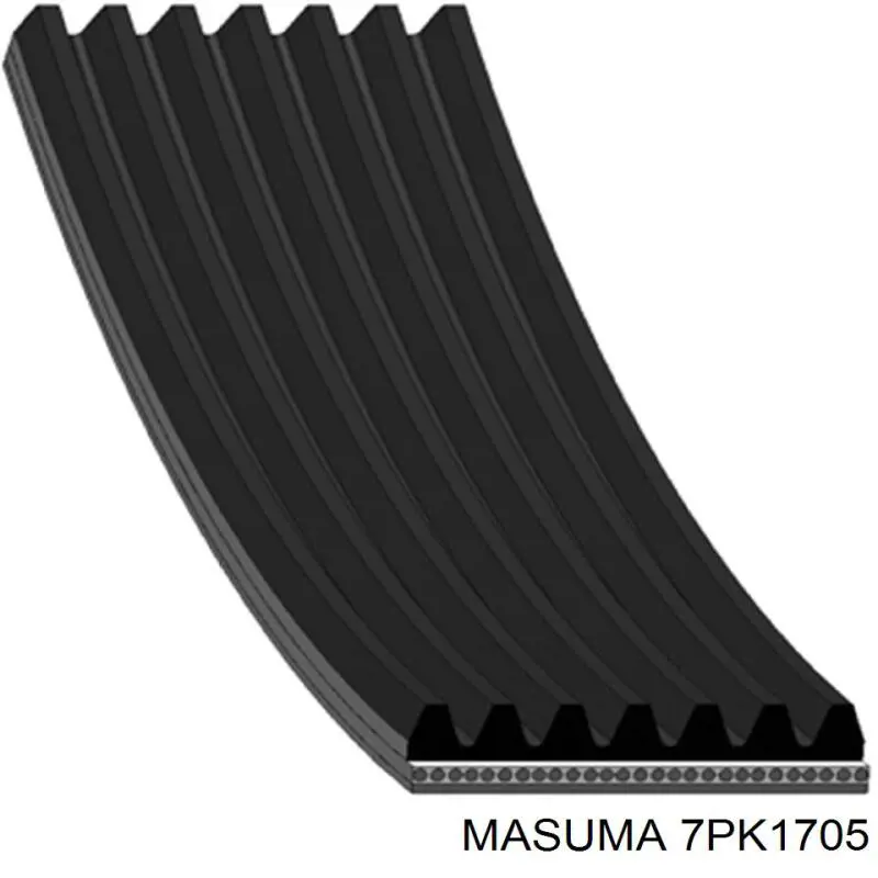 7PK1705 Masuma Поліклиновий ремінь