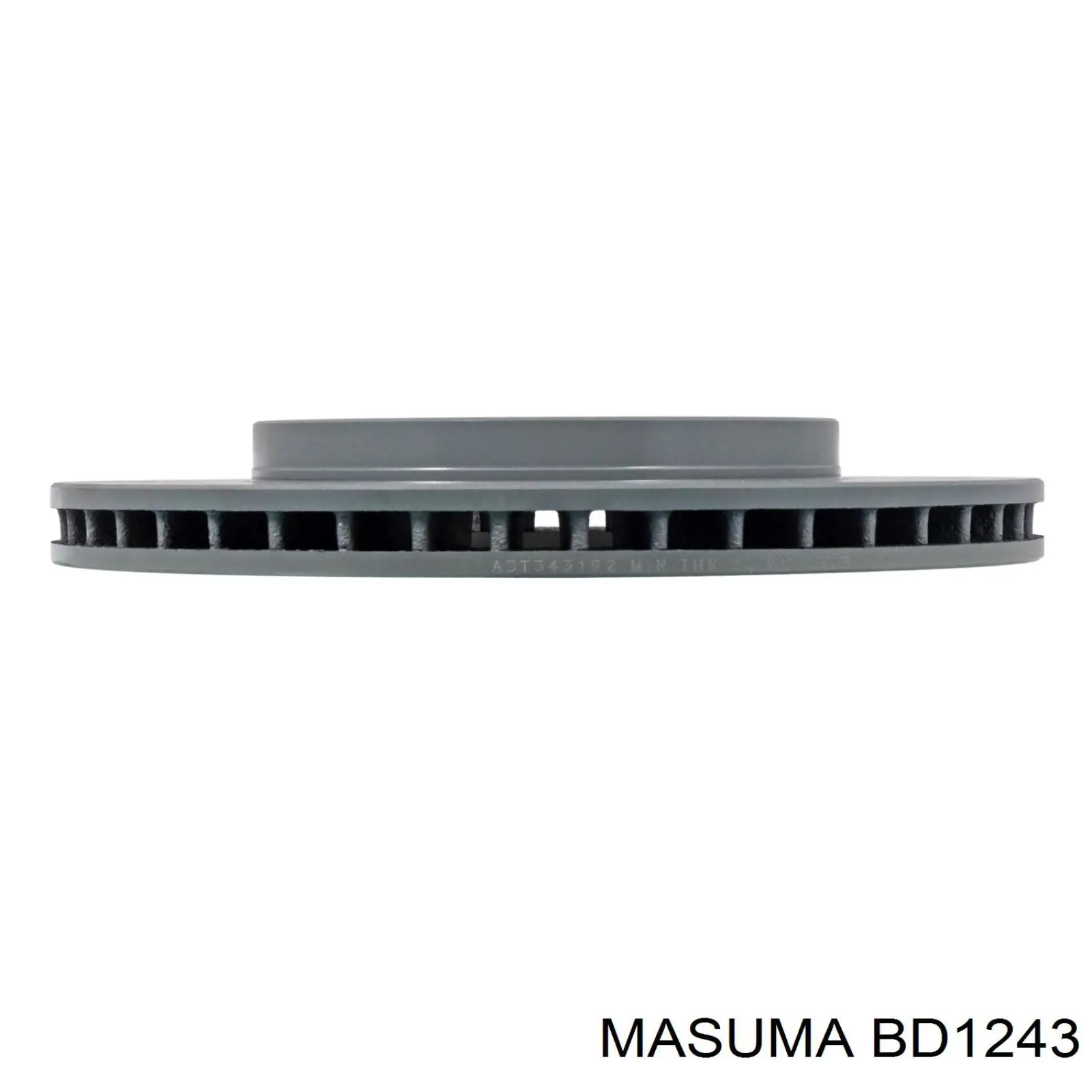 Диск переднього гальма Masuma BD1243 ціна, від 56.05 USD
