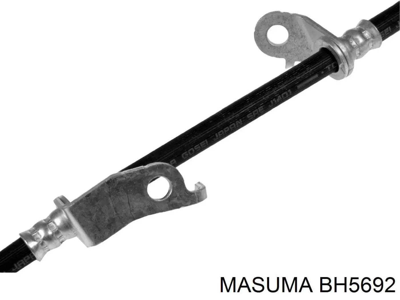 BH5692 Masuma шланг гальмівний передній, лівий
