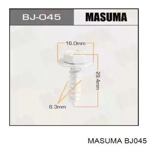 Пістон (кліп) кріплення підкрилки переднього крила BJ045 Masuma