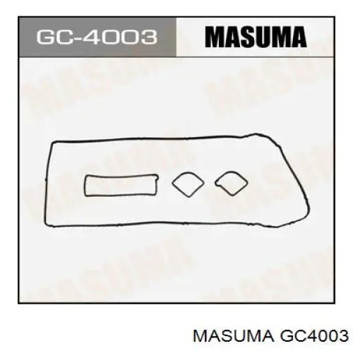 Прокладка клапанної кришки двигуна, комплект GC4003 Masuma