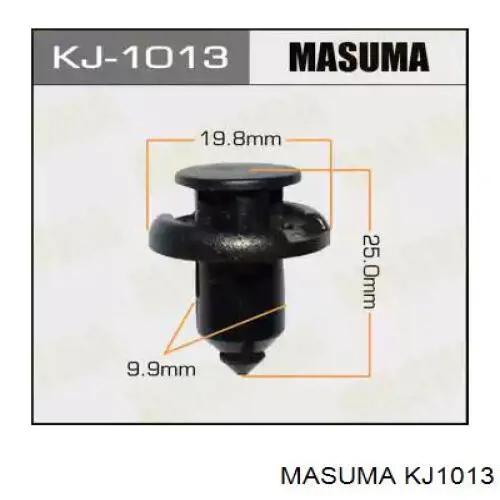 KJ1013 Masuma Пістон (кліп) кріплення бампера заднього