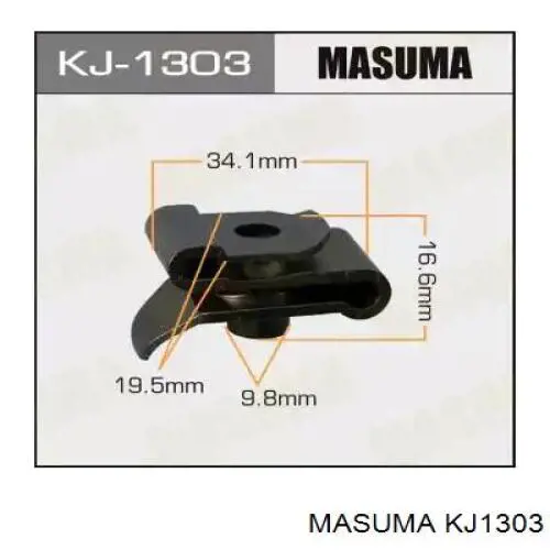 Кріплення переднього бампера Mitsubishi MB135567 ціна, від 1.72 USD