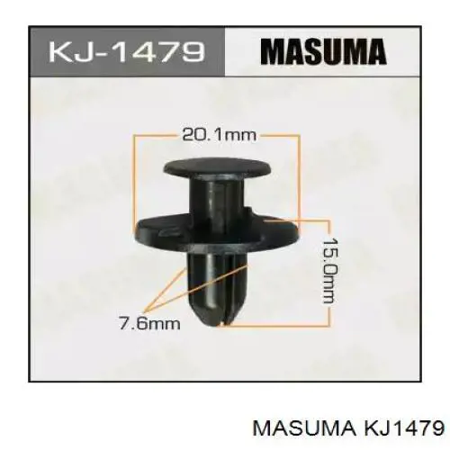 Купити 769843448R Renault (RVI) Кліпса захисту днища