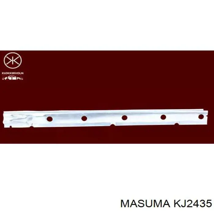 Кріплення переднього бампера Masuma KJ2435 ціна, від 2.88 USD