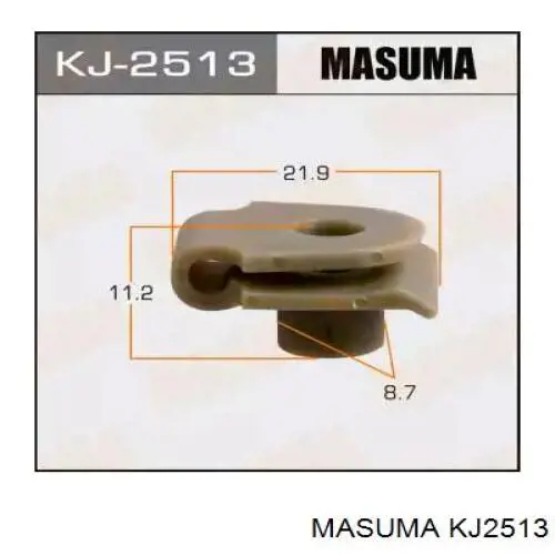 Заставна гайка під саморіз Masuma KJ2513 ціна, від 0.57 USD