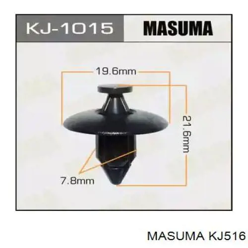 KJ516 Masuma кліпса (пістон кріплення молдинга двері)