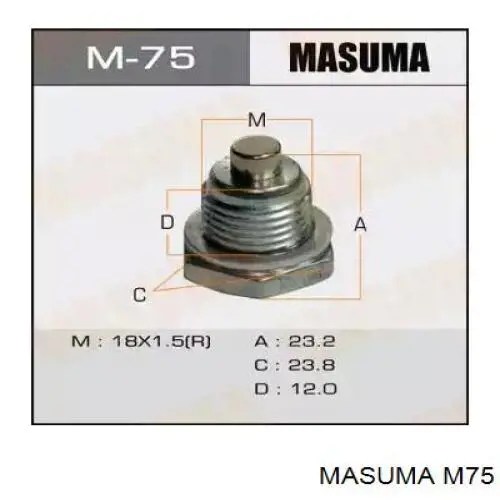Купити MB569372 Hyundai/Kia Пробка піддона двигуна