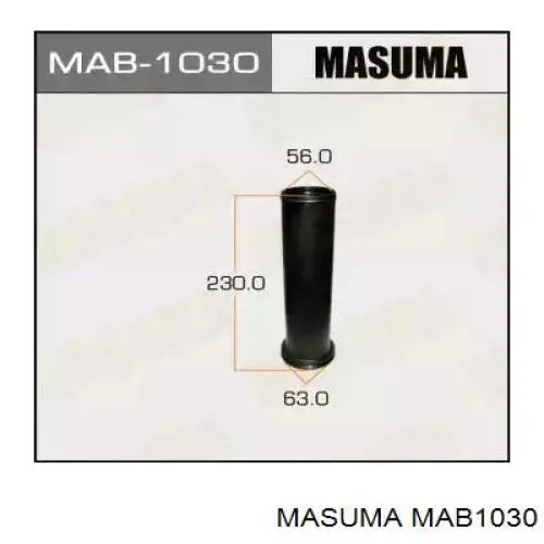 Пильник амортизатора заднього MAB1030 Masuma