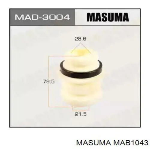 Пильник амортизатора переднього MAB1043 Masuma