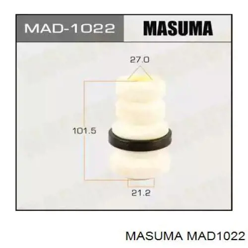 MAD1022 Masuma Буфер-відбійник амортизатора переднього