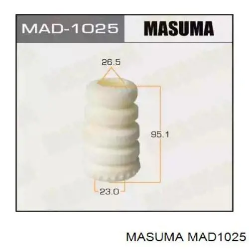 MAD1025 Masuma Буфер-відбійник амортизатора переднього