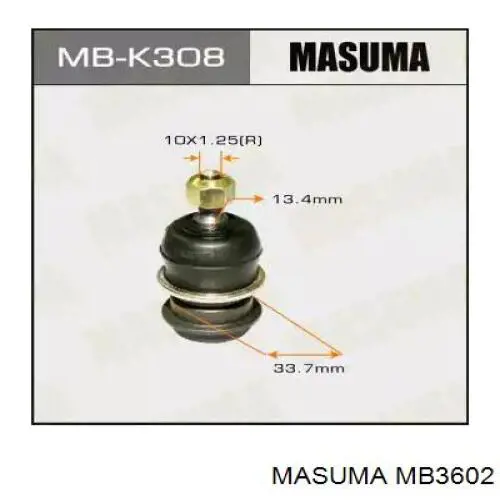 MB3602 Masuma Кульові на авто