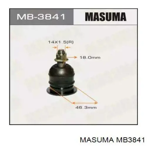 Кульова опора, верхня Masuma MB3841 ціна, від 13.98 USD