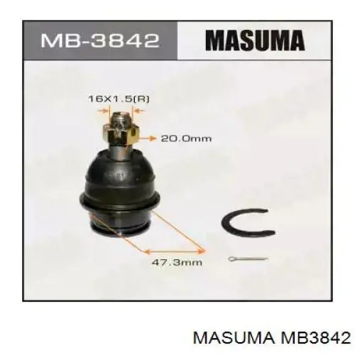 Купити MB3842 Masuma Кульова опора, нижня