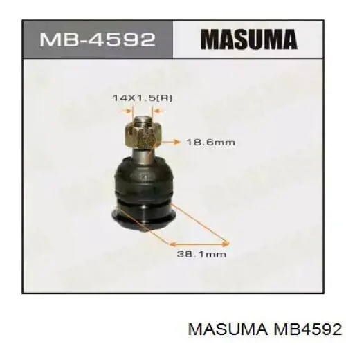 Кульова опора, нижня MB4592 Masuma