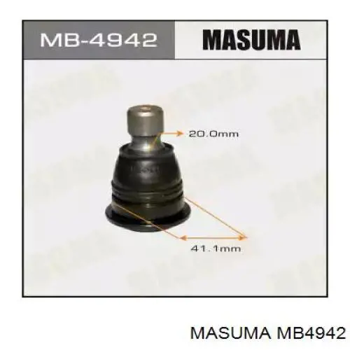 Кульова опора, нижня Masuma MB4942 ціна, від 11.42 USD