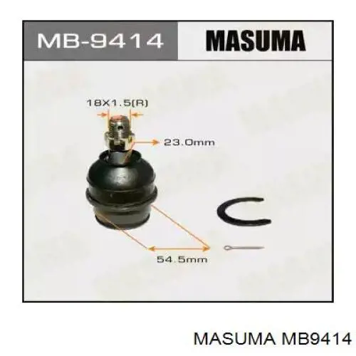 MB9414 Masuma Кульові на авто