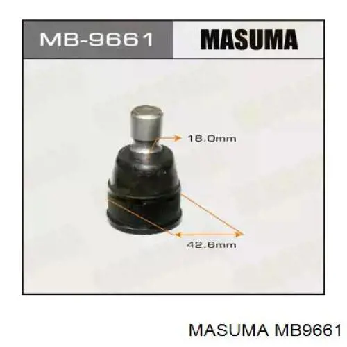 MB9661 Masuma Кульові на авто