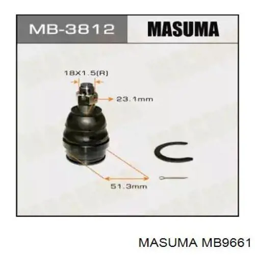 Кульова опора, нижня Masuma MB9661 ціна, від 13.02 USD