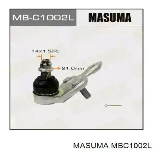 Кульова опора, нижня, ліва MBC1002L Masuma