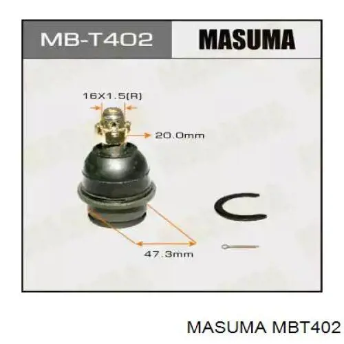 Кульова опора, нижня MBT402 Masuma