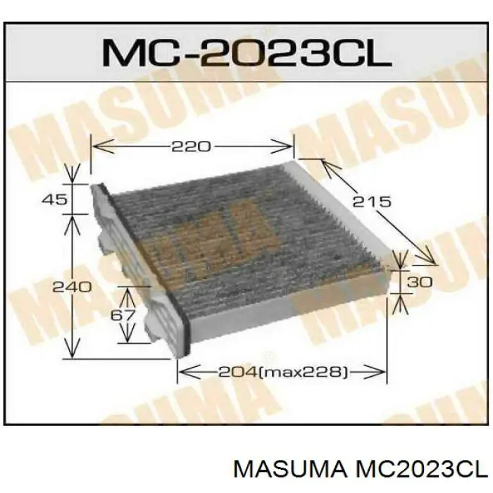 Фільтр повітряний обігрівача Masuma MC2023CL ціна, від 8.08 USD