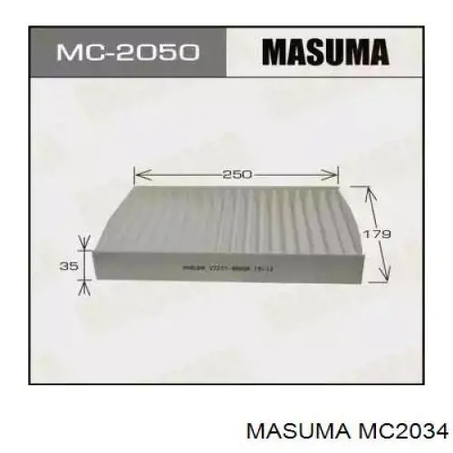 MC2034 Masuma Внутрішньосалонний фільтр