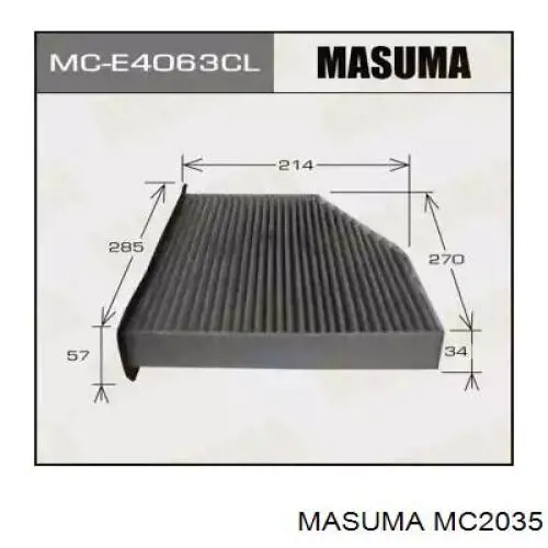 Фільтр салону MC2035 Masuma