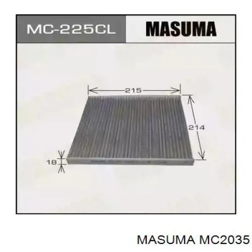 MC2035 Masuma Внутрішньосалонний фільтр