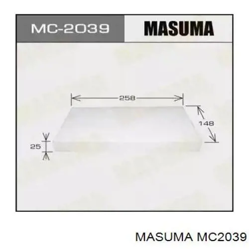 Фільтр салону MC2039 Masuma