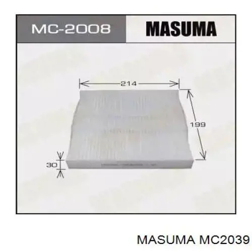 Фільтр салону MC2039 Masuma