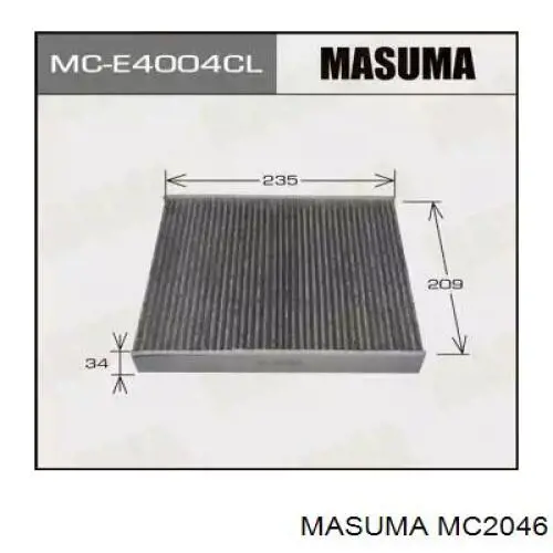 MC2046 Masuma Внутрішньосалонний фільтр