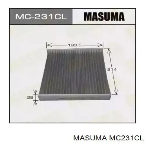 Фільтр салону MC231CL Masuma