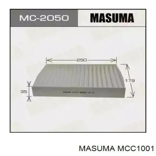 Фільтр салону MCC1001 Masuma