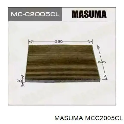 MCC2005CL Masuma Внутрішньосалонний фільтр