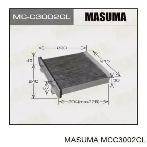 MCC3002CL Masuma Внутрішньосалонний фільтр