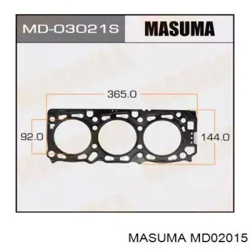Купити MD02015 Masuma Прокладка ГБЦ