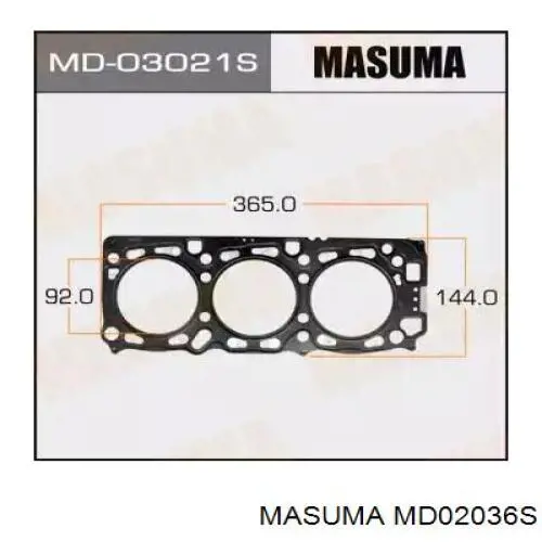 Купити MD02036S Masuma Прокладка ГБЦ