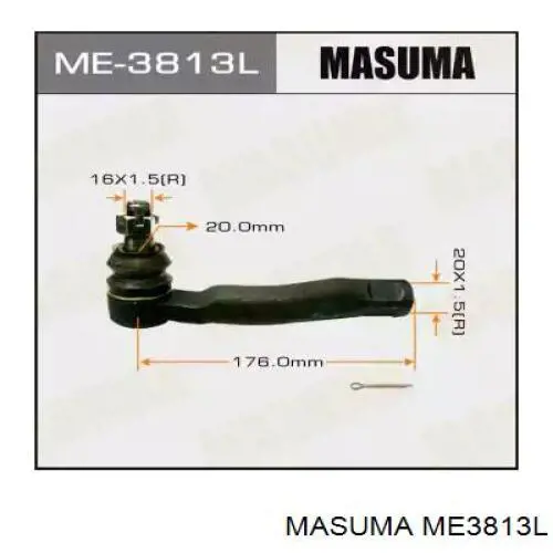 Купити ME3813L Masuma Рульовий наконечник