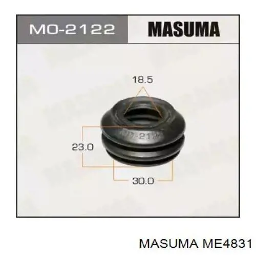 ME4831 Masuma Зовнішній наконечник рульової тяги