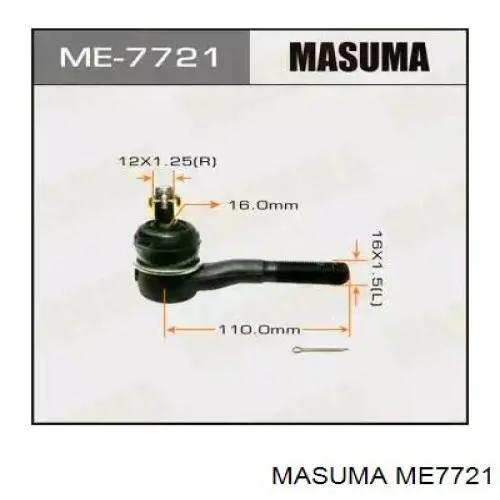ME7721 Masuma Зовнішній наконечник рульової тяги