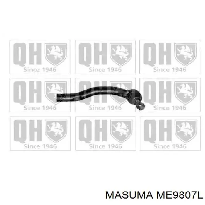 Накінечник рульової тяги, зовнішній ME9807L Masuma