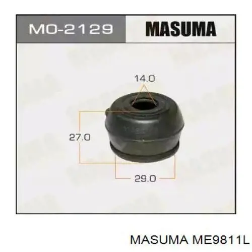 ME9811L Masuma накінечник рульової тяги, зовнішній