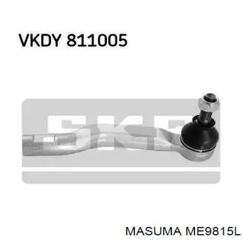 Наконечник рульовий Masuma ME9815L ціна, від 17.64 USD