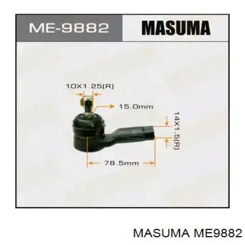 ME9882 Masuma Зовнішній наконечник рульової тяги