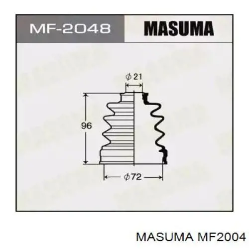 8412 Maruichi-156 пильник шруса внутрішній, правий