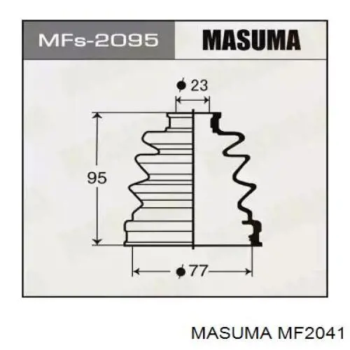 Купити MF2041 Masuma Пильник шарніра приводу