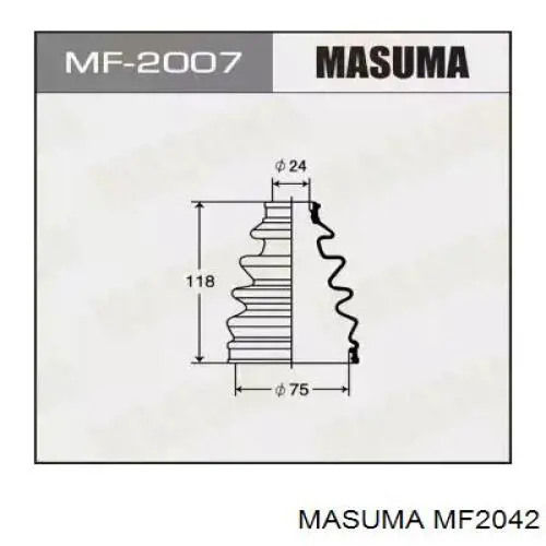 Пильник ШРУСа внутрішній MF2042 Masuma